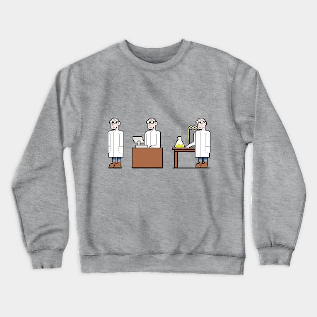 Three Scientists Crewneck Sweatshirt by frostbp